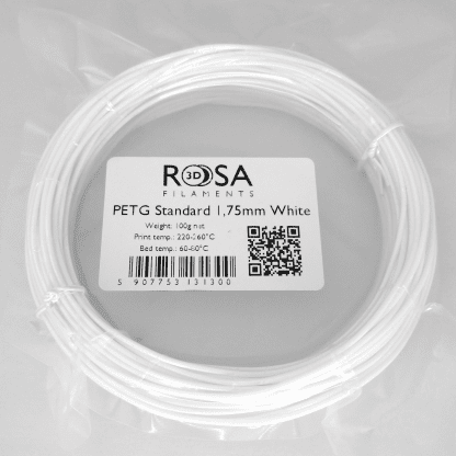 PET-G Standard White 100g ROSA3D