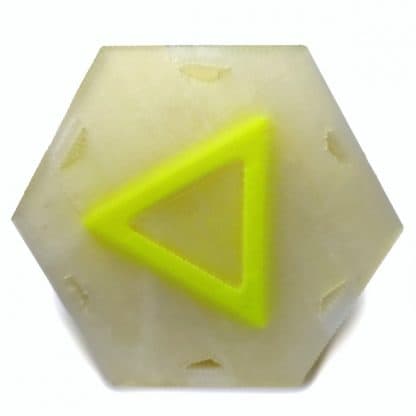 D20 in D20 cube printed in PLA with PVA support structures