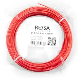 PLA-Silk Red 100g ROSA3D