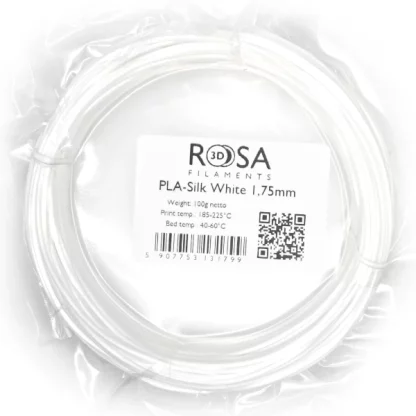 PLA-Silk White 100g ROSA3D