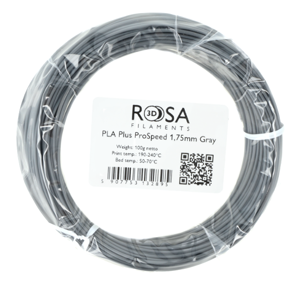 Rosa3D PLA Plus ProSpeed Gris (Grey) 3kg