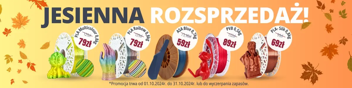 Filament 3D z dodatkiem brokatu - PLA Galaxy od ROSA3D